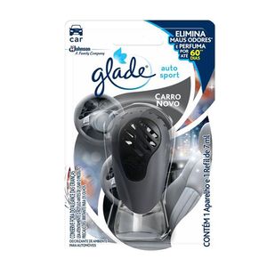 Glade Auto Sport Carro Novo - Aparelho 7ml