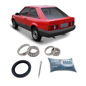 Rolamento Roda Escort 83/96 1.0/1.6/1.8/2.0 Verona 89/96 1.6/1.8/2.0 Apollo 90/92 Traseiro Kit Interno/externo Para Um Lado