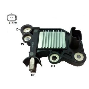 Regulador Voltagem Logan/clio/duster/kangoo 10/19 1.6 16v /sandero /versa - Sistema Bosch