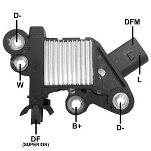 Regulador Voltagem Argo 17/ /crono 18/ /toro 16/21/renegade 15/ 1.8 /palio/punto/idea 12/ /linea 10/ 1.6 16v Etorq Sistema Bosch