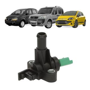 Sensor Temperatura Injecao Doblo 1.4/fiorino 1.3/idea 1.4/palio 04/14 8v/punto 06/17/uno 05/13 Com Suporte