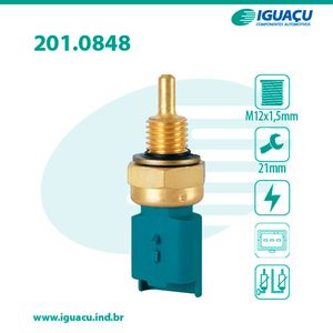 Sensor Temperatura Inj 206/207/307 1.4 8v/1.6 16v/c3 /02 1.4 8v/1.6 16v