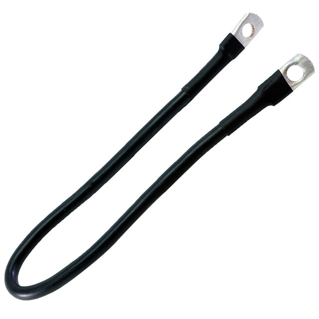 Cabo Bateria Terra 2 Pontas 40 Cm Cabo - Fuscão Preto