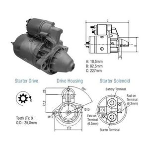 Motor Arranque Monza/kadett/ipanema/blazer/s10 95/98 Mpfi Bosch