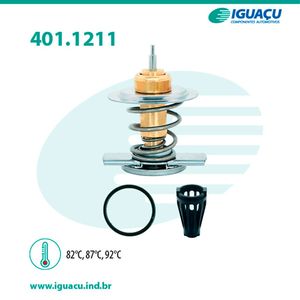 Valvula Termostatica Monza 82/90 /kadett 89/91 /astra 95/11 1.8/2.0 /vectra 94/11 2.0 /zafira 01/ 2.0 /s10 01/ 2.4 Mpfi Gasolina