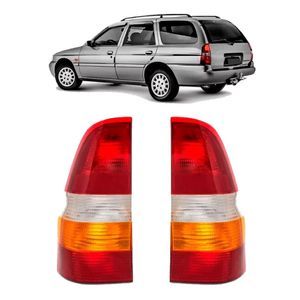 Lanterna Traseira Escort Sw 1997 98 99 2000 A 2003 Tricolor