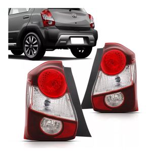 Lanterna Traseira Etios Hatch 2012 A 2016 Bicolor Re Cristal
