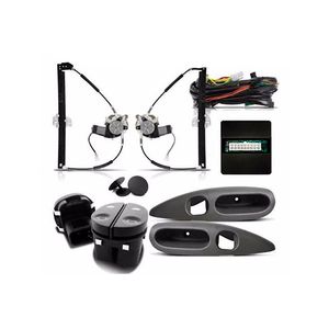 Kit Vidro Eletrico Fiesta/courier 96/03 Cinza 2 Portas