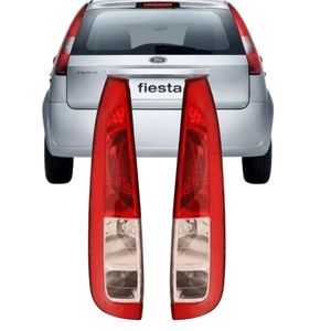 Lanterna Traseira Fiesta Hatch 2011 2012 2013 2014 Bicolor