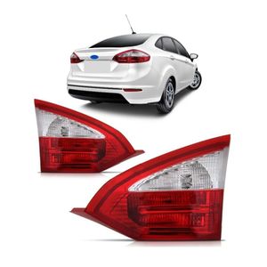 Lanterna Traseira Fiesta New Sedan 2013 A 2018 Mala Bicolor