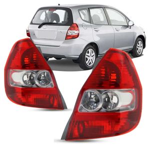 Lanterna Traseira Fit 2003 2004 2005 2006 2007 2008 Bicolor