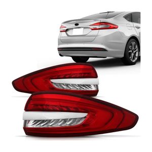 Lanterna Traseira Fusion 2017 A 2019 Bicolor Canto Com Led