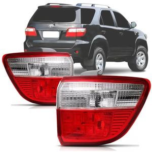 Lanterna Traseira Hilux Sw4 2009 2010 2011 Canto Bicolor
