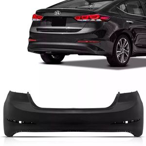 Parachoque Traseiro Elantra 2017 2018 Superior
