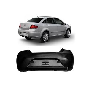 Para-choque Traseiro Linea 2008 2009 A 2014 Preto Sem Sensor