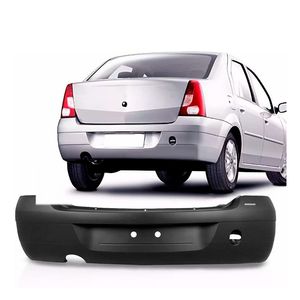 Para-choque Traseiro Logan 2007 2008 2009 2010 Preto