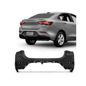 Parachoque Traseiro Onix Sedan 2020 2021 2022 Preto Liso