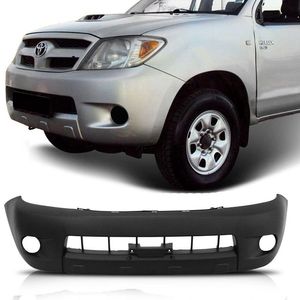 Parachoque Dianteiro Hilux 2005 2006 2007 2008 Com Furo