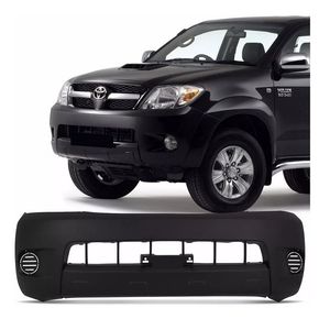 Parachoque Dianteiro Hilux 2005 2006 2007 2008 Com Furo