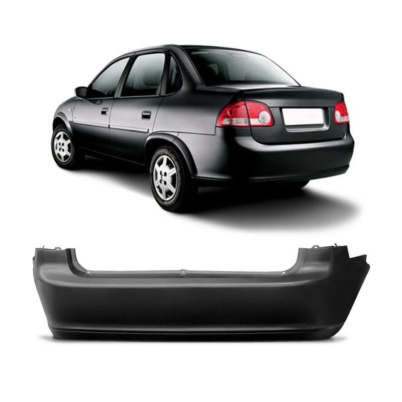 PARA CHOQUE TRASEIRO CHEVROLET CORSA CLASSIC APÓS 2010 - AUTOPEÇAS EUROPA -  Comprar aqui é o maior barato!