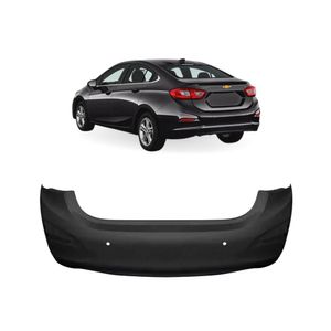 Parachoque Traseiro Cruze Sedan 2017 2018 2019 2020 A 2023 Com Furo para Sensor