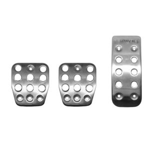 Kit Pedaleira Esportiva Inox Vw/hb20