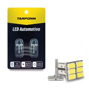 Par De Lampadas Led Pingao 6 Smd Com Cambus