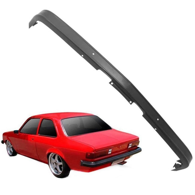 Parachoque Traseiro Chevette 1980 81 1982 Lamina - Fuscão Preto