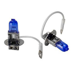 Par De Lampadas H3 Super Brancas De 55w
