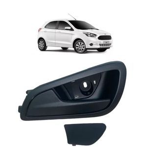 Macaneta Interna Dianteira Ou Traseira Ka 2014 A 2020 Preto