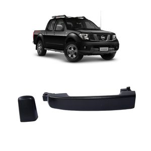 Macaneta Externa Dianteira Frontier 2007 A 2016 Com Furo