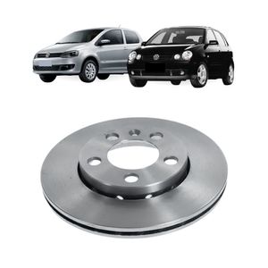 Disco Freio Fox 2004 A 2016 Polo 2002 A 2006