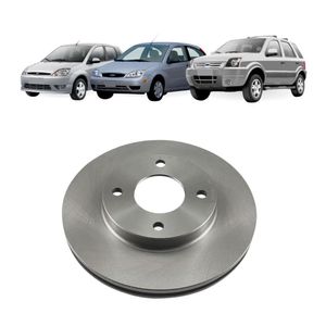 Disco Freio Fiesta Ecosport 2003 A 2012 Focus 2003 A 2007