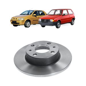 Disco Freio Uno Elba 1985 A 2013  Palio 1996 A 2006