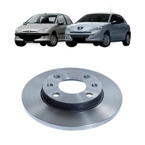 Disco Freio 206 2000 A 2008 207 2008 A 2014