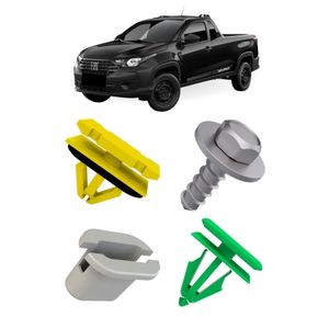 Kit Fixacao Moldura Paralama Strada 2020 A 2023