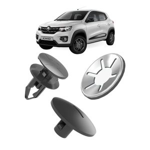 Kit Fixacao Para-barro Dianteiro Kwid 2017 A  2023