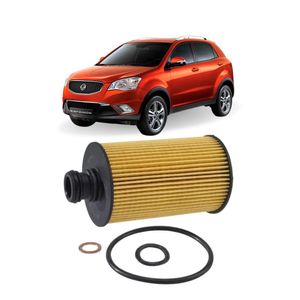 Filtro Oleo Korando 2.0 16v Diesel 2011 E 2012 Woe470