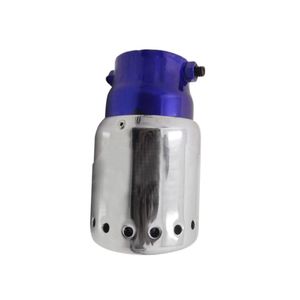 Ponteira Descarga Grand Prix 2¼ Reta Azul Cromada