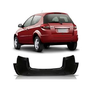Para-choque Traseiro Ka 2008 2009 2010 2011 Preto Liso