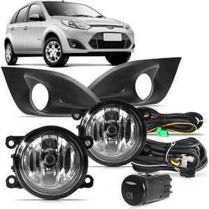 Kit Farol Milha Fiesta 2010 2011 2012 2013 2014 Rocam