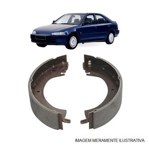 Sapata Lona Freio Civic 1.5 1.6 16v 92 93 94 95 96