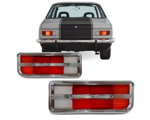 Lanterna Traseira Chevette 1973 1974 1975 A 1979 Aro Cromado