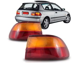 Lanterna Traseira Civic 1992 93 94 95 96 1997 Ponta Bicolor