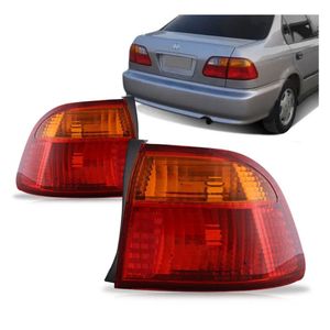 Lanterna Traseira Civic 1999 2000 Canto Bicolor