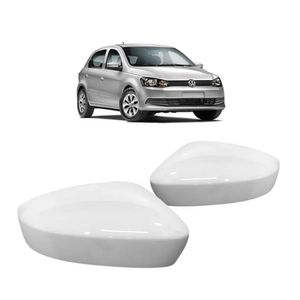 Capa De Retrovisor Gol G6 2013 2014 A 2016 Branco Sem Furo