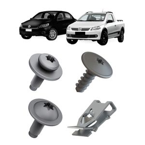 Kit Fixacao Parachoque Gol Saveiro Voyage 2009 A 2012