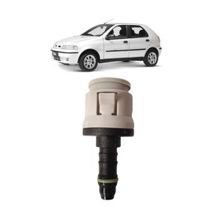 Conector Para Tubo De Combustivel Fiat Gm Reto Capa Cinza