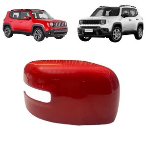 Capa Retrovisor Renegade 15/18 Com Furo Para Pisca Vermelho Ld
