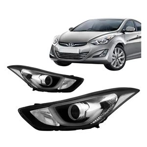 Farol Eletrico Elantra 2014 A 2016 Com Motor